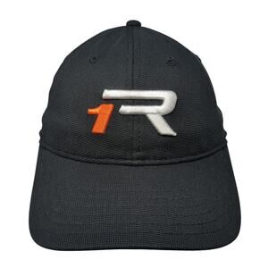 TaylorMade 1R Baseball Cap Black One Size Adjustable Embroidered Polyester